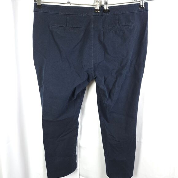 Lauren Ralph Lauren Womens 16 38x24 Navy Blue Career Ankle Dress Pants Trousers - Picture 2 of 8